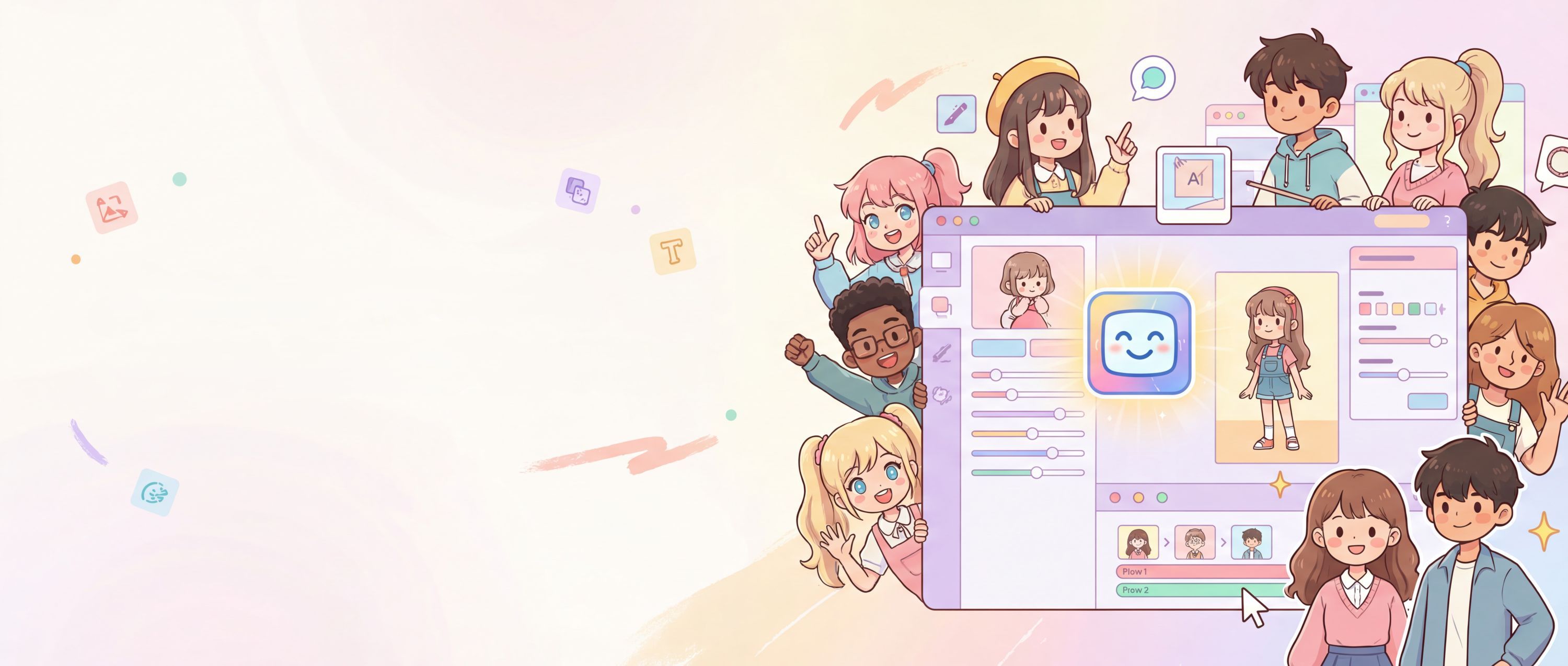 Geeni Toon Hero Background Image